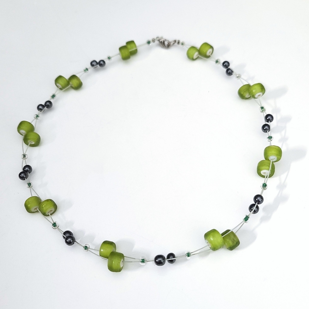 Vintage Glass Beaded Necklace